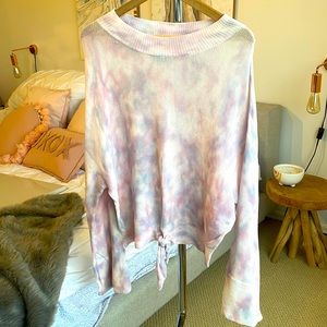 Spiritual gangster tie dye sweater